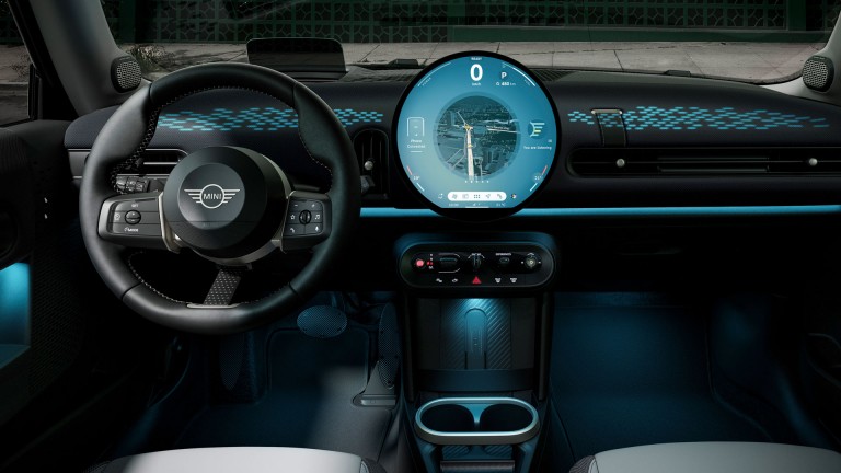 MINI Cooper 3-vratni – notranjost – galerija experience modes – volan