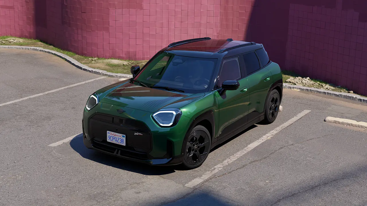 Popolnoma električni MINI Aceman – pogled od zgoraj