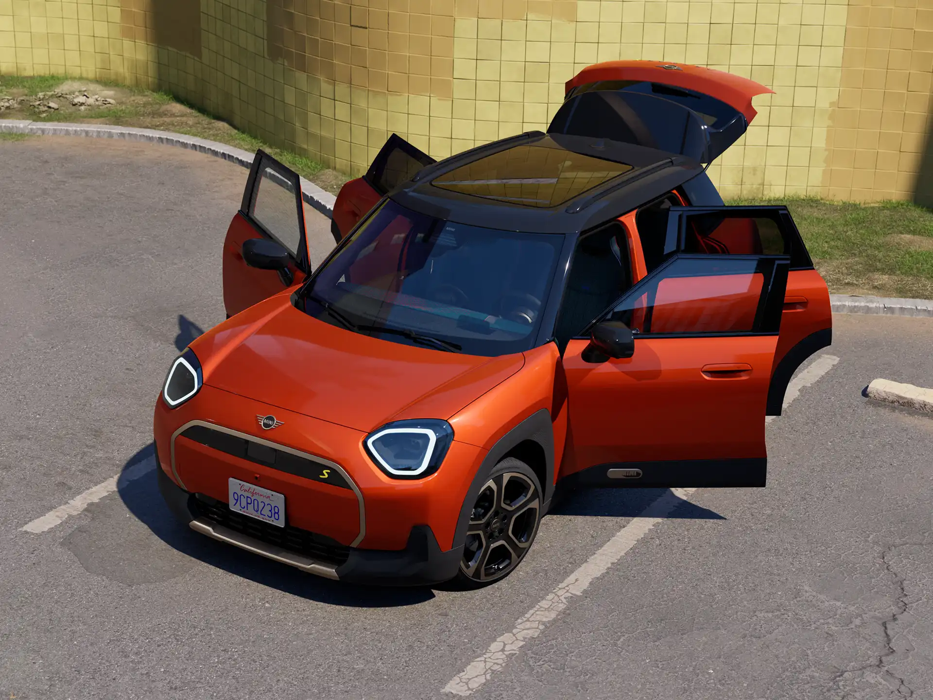 Popolnoma električni MINI Aceman – mestni križanec