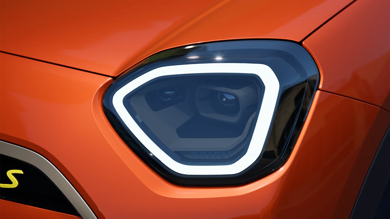 Popolnoma električni MINI Aceman – žarometi