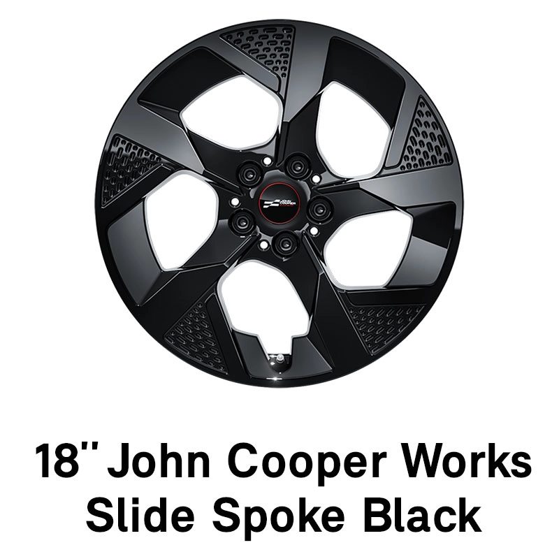 MINI – oprema – 18-palčna platišča JCW Slide Spoke Black
