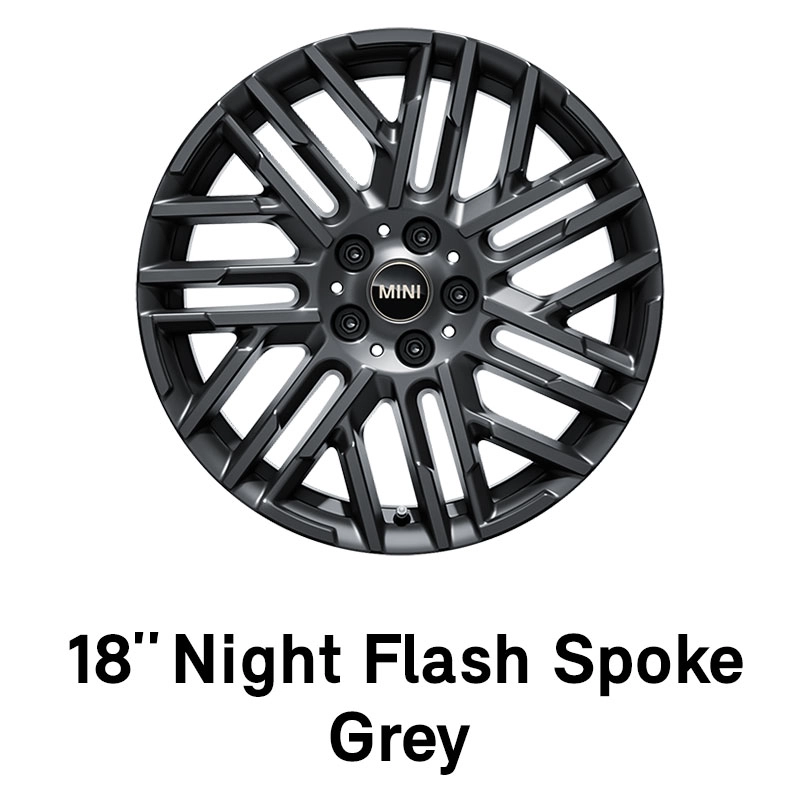 MINI – oprema – 18-palčna platišča Night Flash Spoke Grey