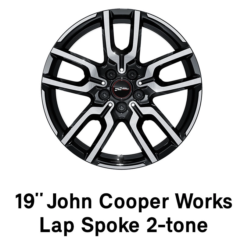 MINI – oprema – 19-palčna platišča JCW Lap Spoke, dvobarvna