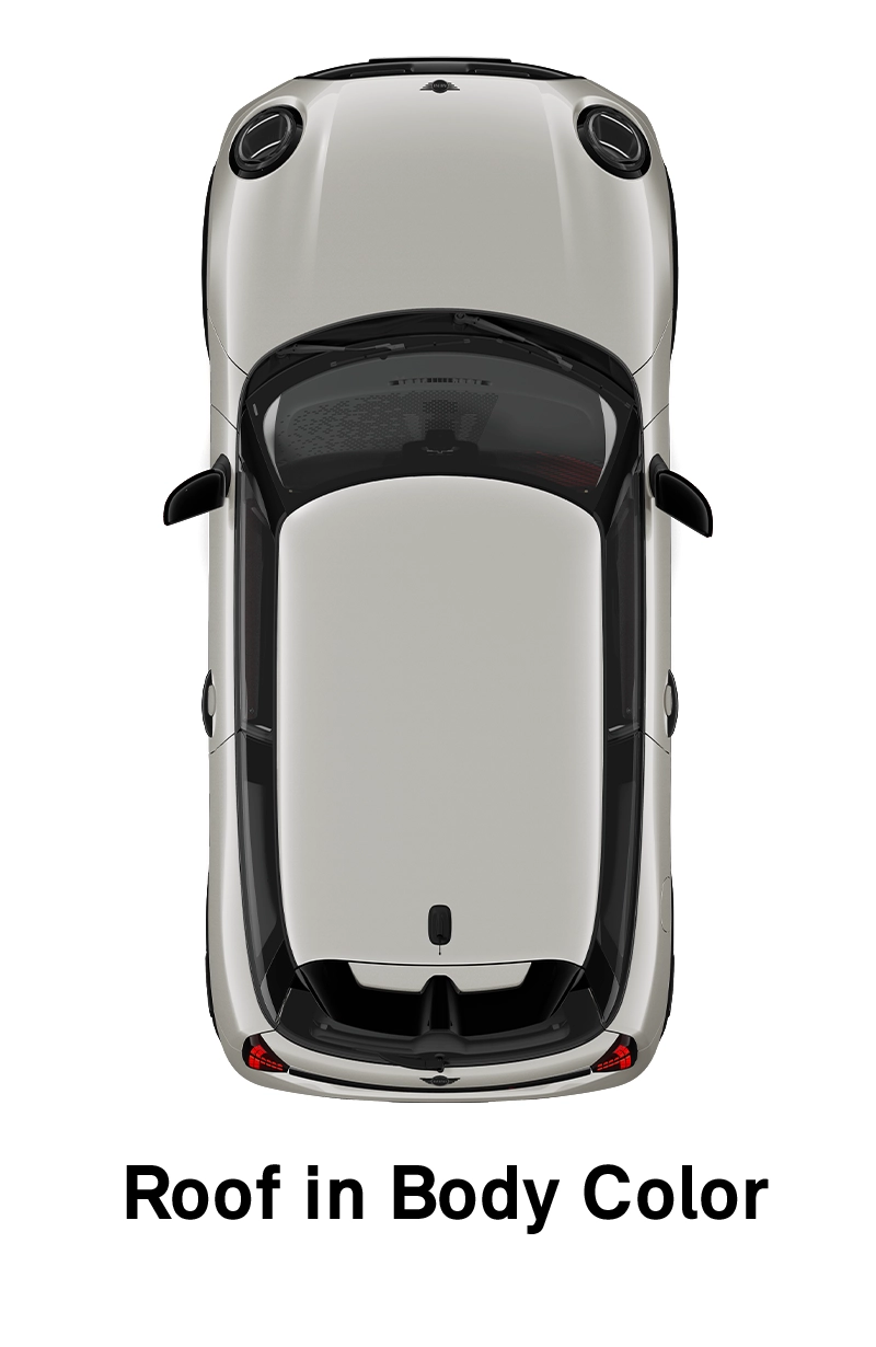  MINI – oprema – raven opreme JCW – streha v barvi karoserije