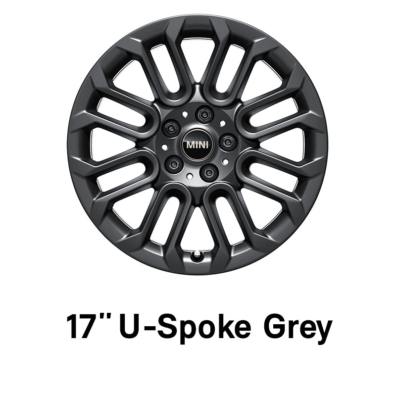 MINI – oprema – 17-palčna platišča U-Spoke Grey