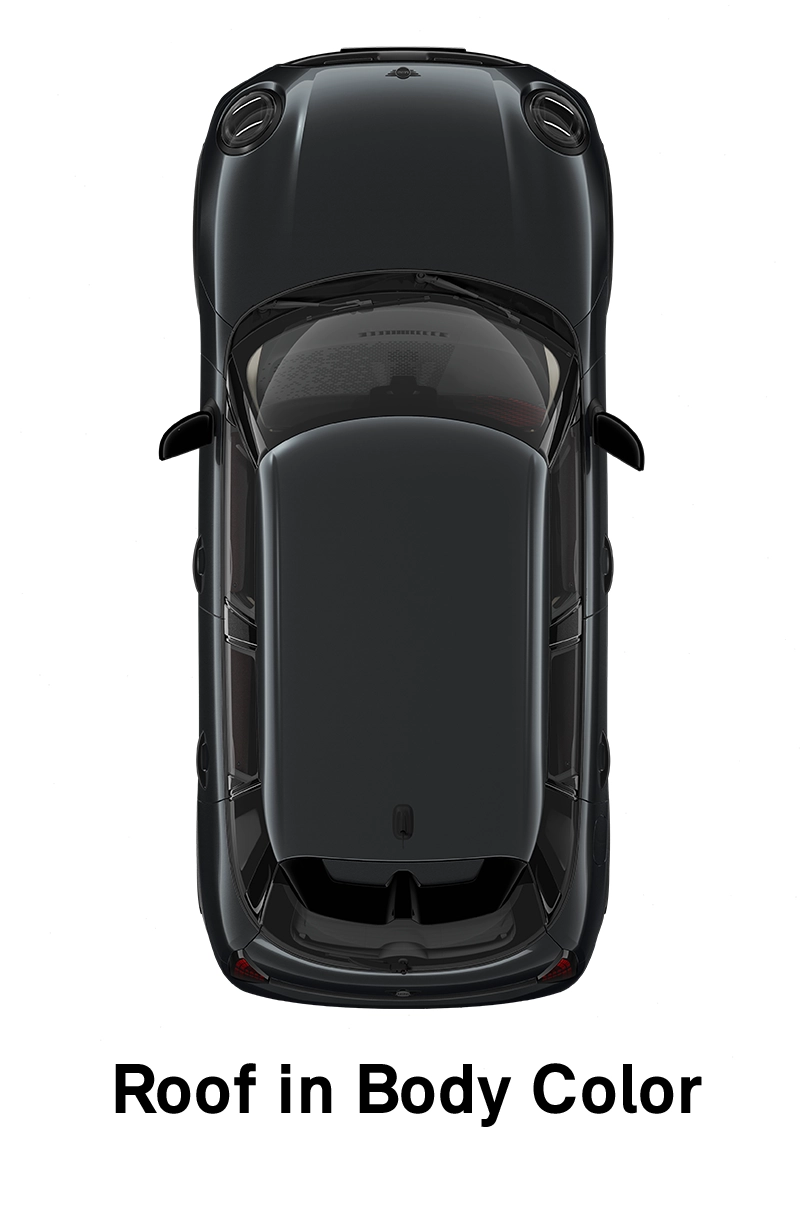  MINI – oprema – raven opreme JCW – streha v barvi karoserije