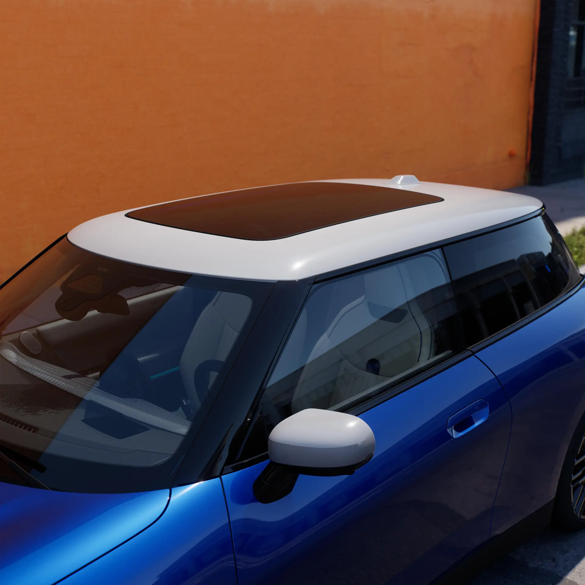 Popolnoma električni MINI Cooper – streha