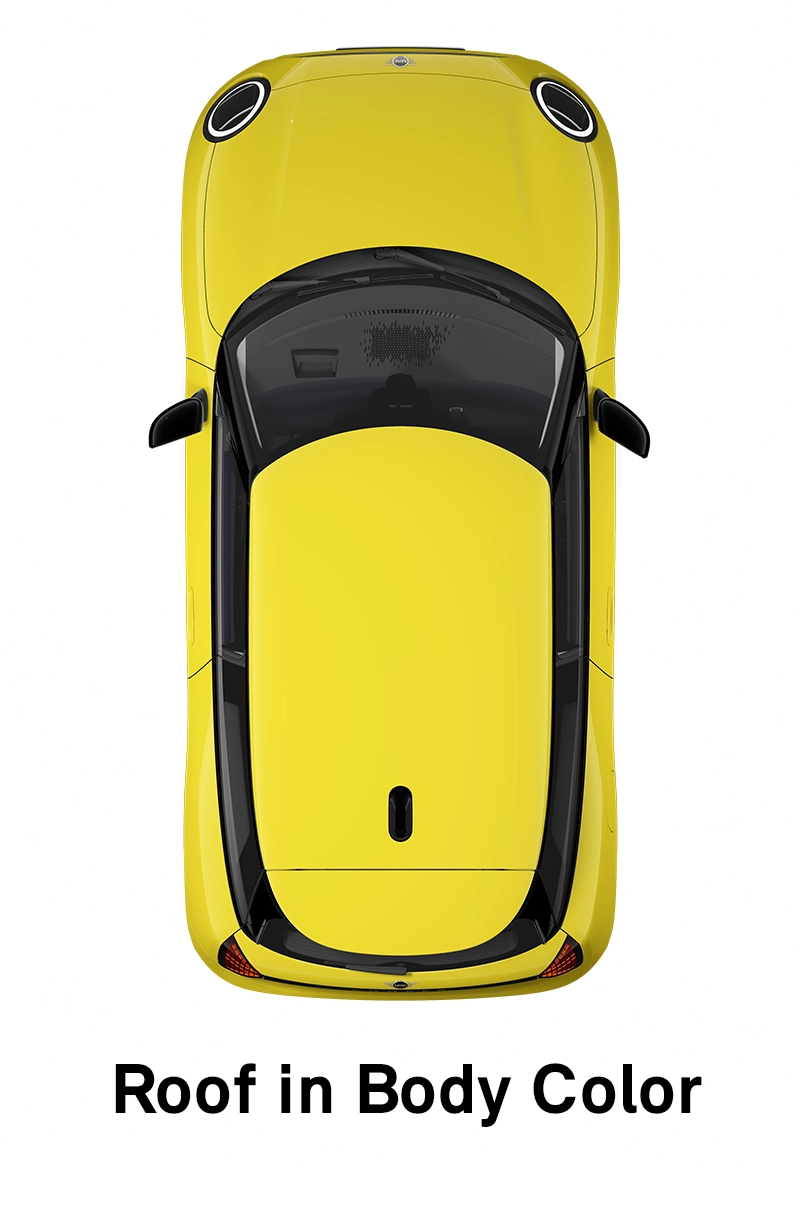  MINI – oprema – raven opreme Classic – streha v barvi karoserije