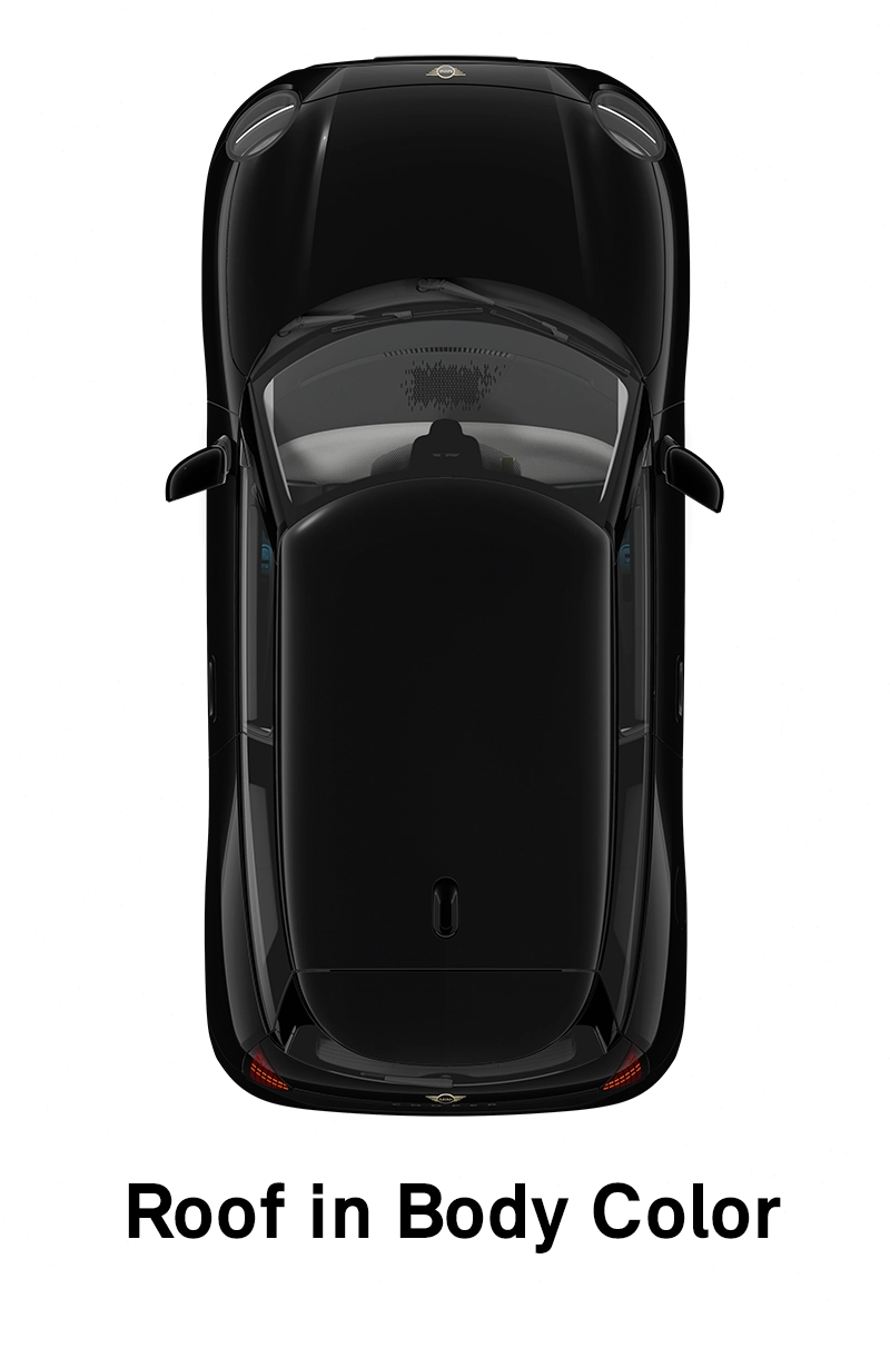 MINI – oprema – raven opreme Essential – streha v barvi karoserije