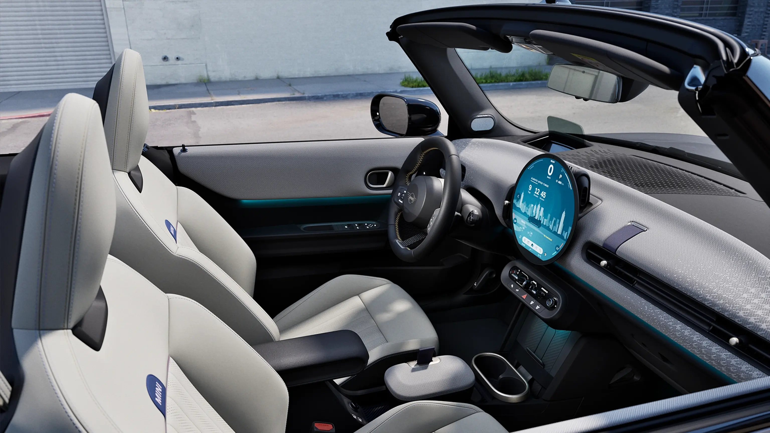 MINI Cooper Cabrio – notranjost – poudarki