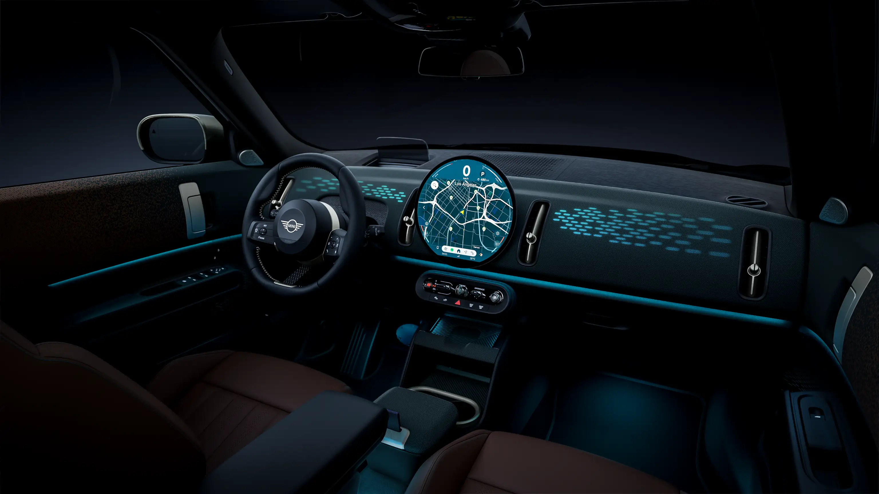 Popolnoma električni MINI Countryman – notranjost