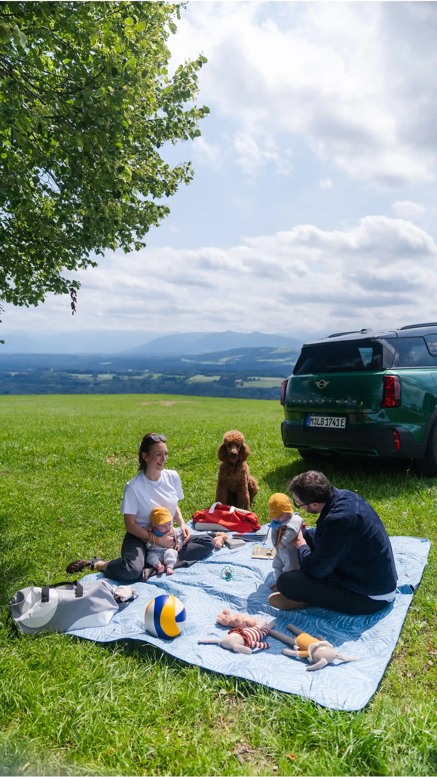 Popolnoma električni MINI Countryman – družina
