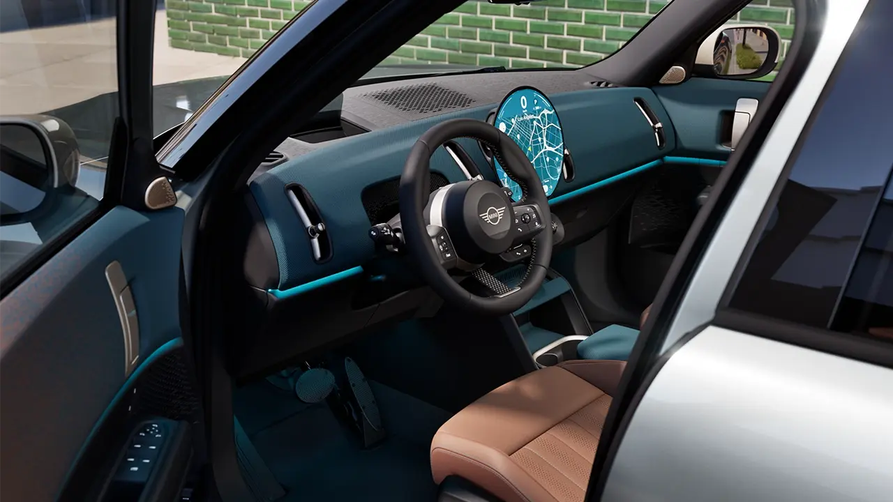 MINI Countryman – notranjost – armaturna plošča na voznikovi strani