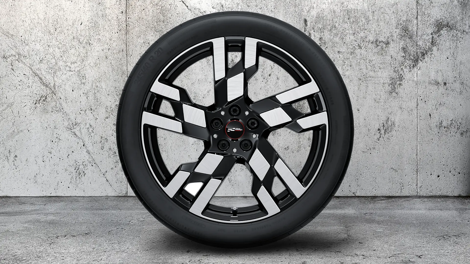 20-palčna JCW platišča Flag Spoke 949, nekovinska Jet Black