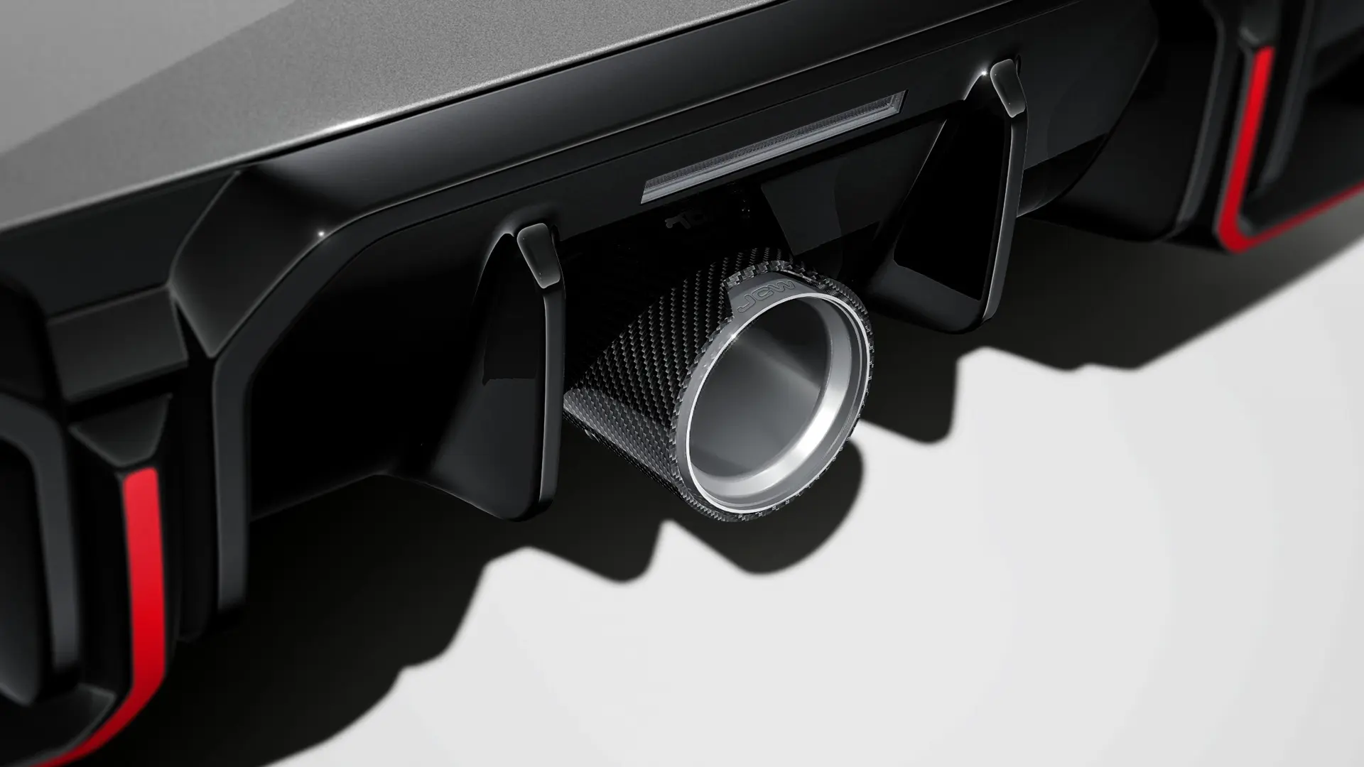 Dodatna oprema JCW – zadaj difuzor JCW v črni barvi visokega sijaja