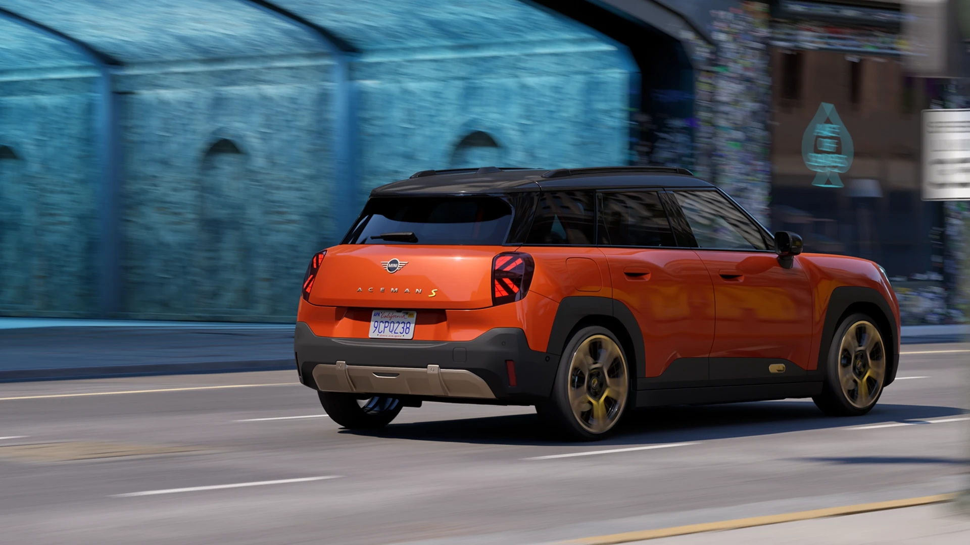 Popolnoma električni MINI Aceman – domov – faza