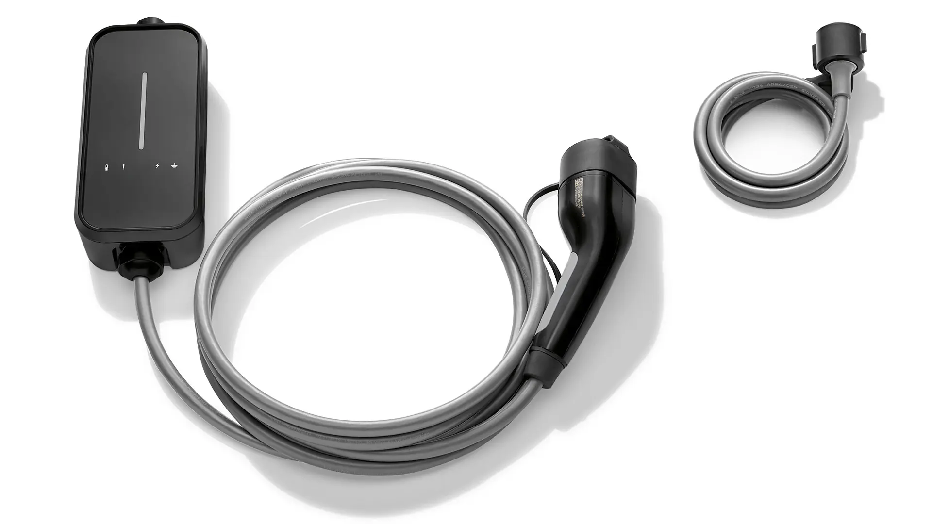 Kabel prilagodljivega hitrega polnilnika MINI 2.0 za javno polnjenje, v samostojni izvedbi.