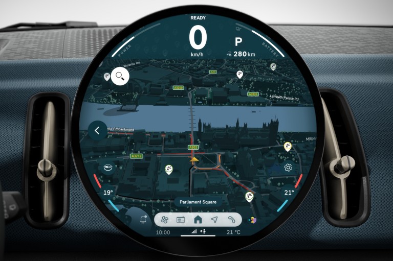 MINI Connected Upgrades – navigacija