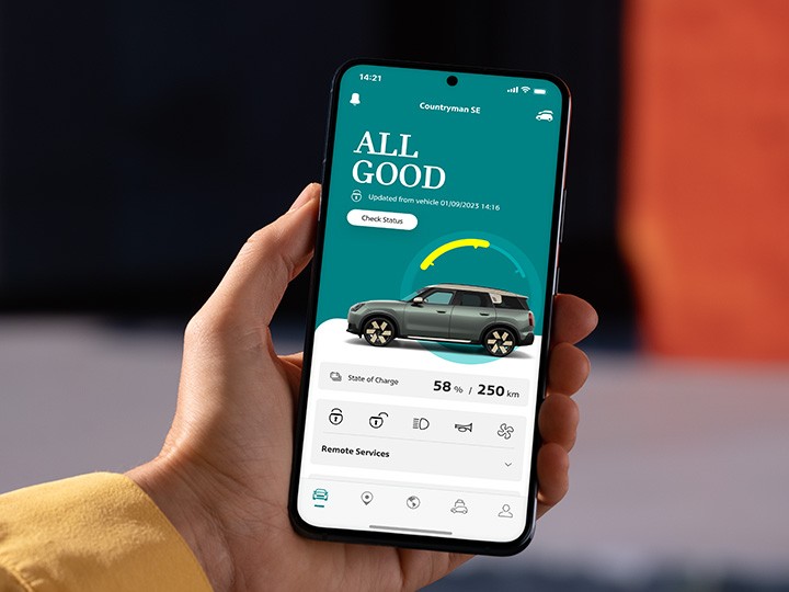 Elektromobilnost MINI - aplikacija MINI