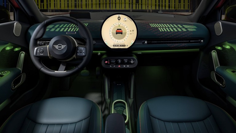 Popolnoma električni MINI Aceman – poudarki v notranjosti