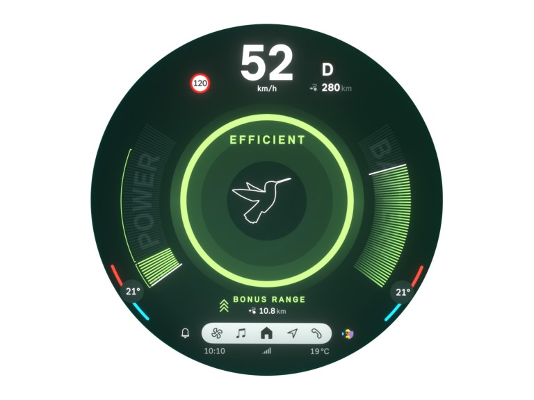 Popolnoma električni MINI – doživetje vožnje – način Green