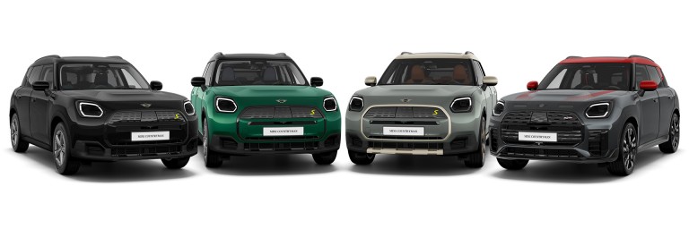 Popolnoma električni MINI Countryman – prilagajanje – barve