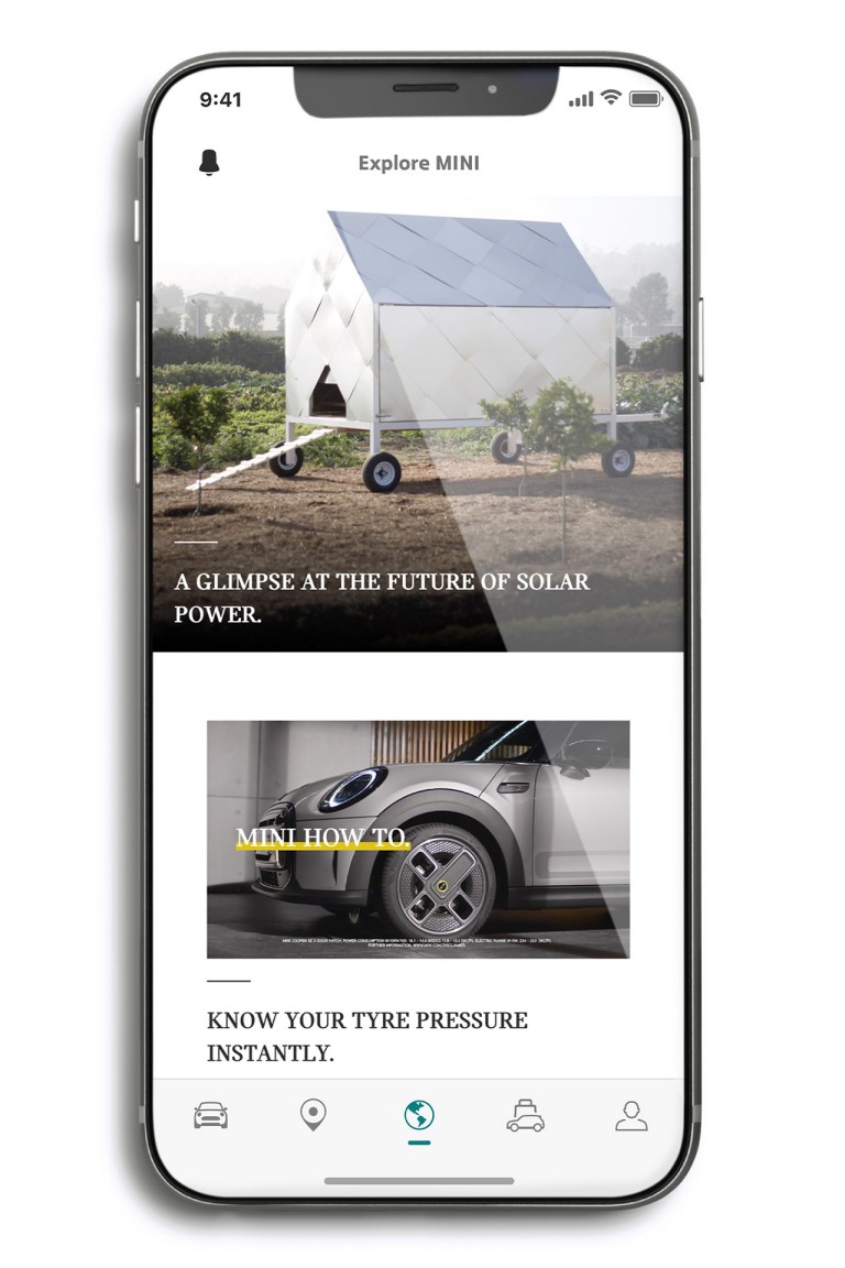 MINI Connected – aplikacija MINI – raziščite MINI