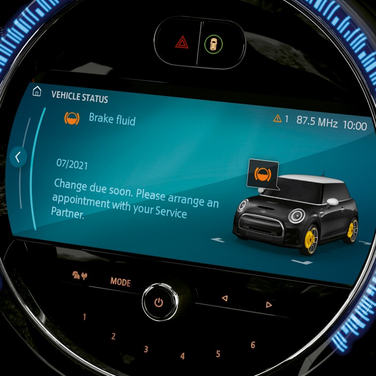 MINI – Teleservices – informacijski zaslon