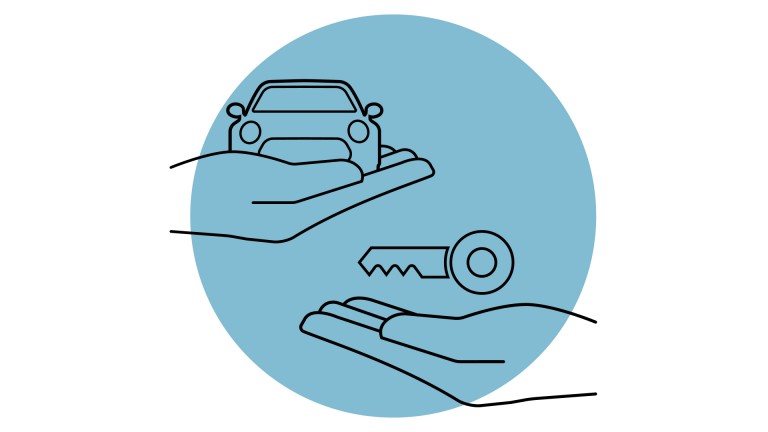 MINI Cooper 3-vratni – Financial Services – pregled – ilustracija orodja za iskanje rešitev