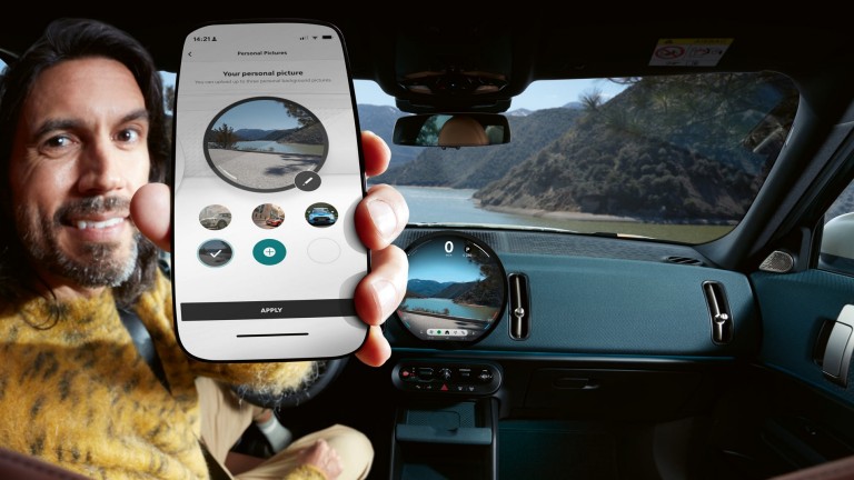 MINI Countryman – digitalna izkušnja – aplikacija mini